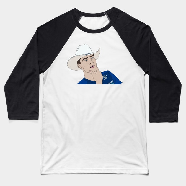 George Russell- Cowboy Baseball T-Shirt by crashstappen